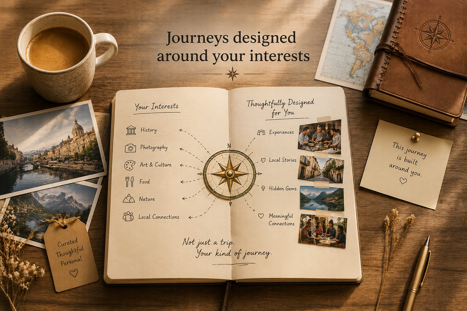 Planning a journey with The Compass Club